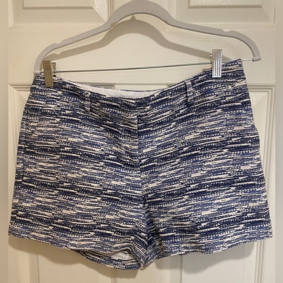 Katherine Barclay Blue Tweed Short - Picture 2 of 7